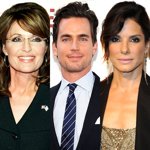 Sandra Bullock, Sarah Palin, Matt Bomer Sandra Bullock, Sarah Palin, Matt Bomer
